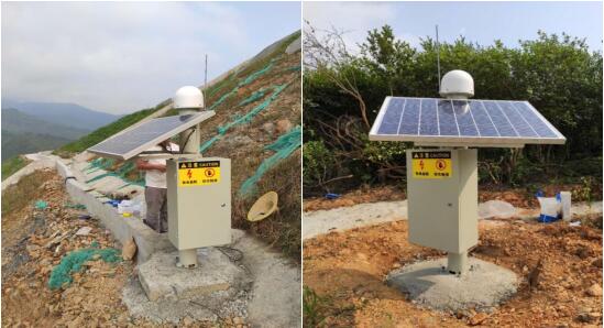 广西乐百高速伶站服务区高边坡监测